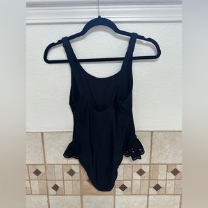 Avec Les Filles Black One Piece Swimsuit